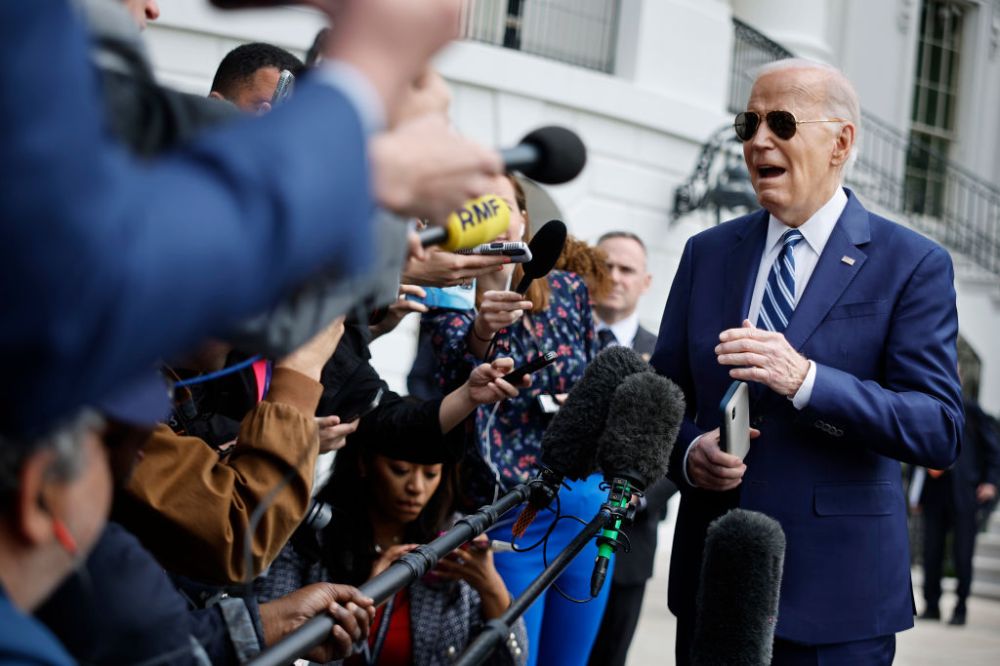 President Biden Departs The White House For New York