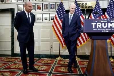 Donald Trump Meets With Republican Senators At The NRSC