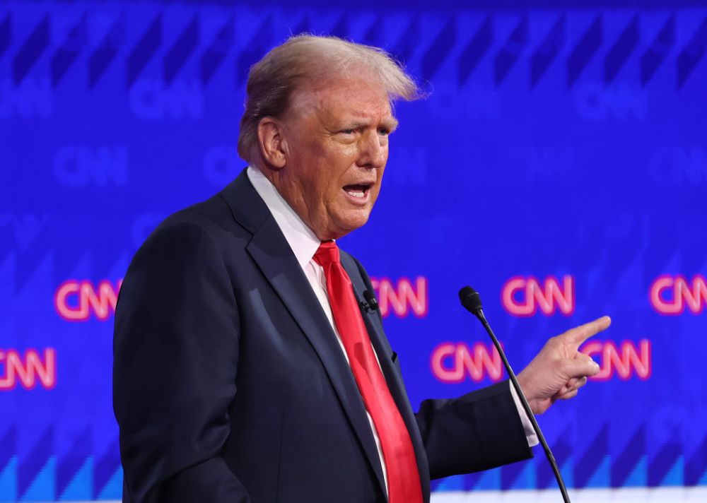 Donald Trump And Joe Biden Participate In First Presidential Debate