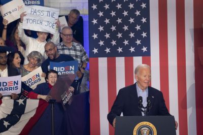 President Biden Holds A Campaign Event In Madison, Wisconsin