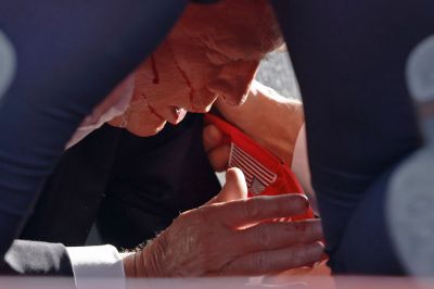 Donald Trump Injured During Shooting At Campaign Rally In Butler, PA