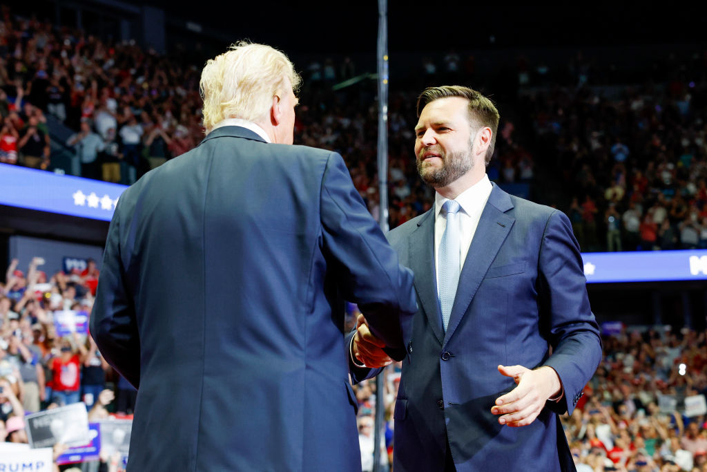 Donald Trump And J.D. Vance Hold First Joint Campaign Rally After The RNC