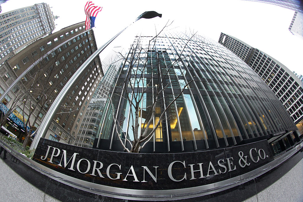 The JP Morgan Chase & Co. headquarters, The JP Morgan Chase Tower in Park Avenue, Midtown, Manhattan