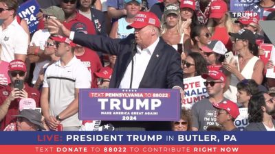 Former US President Trump attacked at Pennsylvania rally