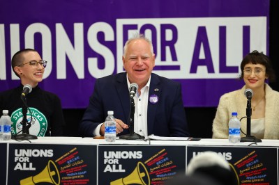Minnesota Essential Workers Call For Unions For All At Roundtable With Gov. Tim Walz