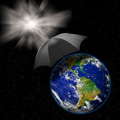 Geoengineering, conceptual illustration