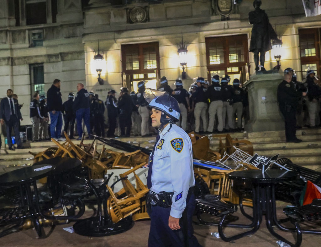 Dozens of students arrested at the occupied Hamilton Hall building of Columbia University in New York