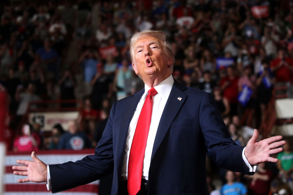 Trump Holds Campaign Rally In Harrisburg, Pennsylvania
