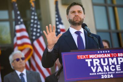Vice Presidential Candidate JD Vance Speaks In Michigan