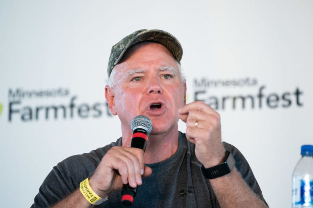 Minnesota Governor Tim Walz at FarmFest, 2018