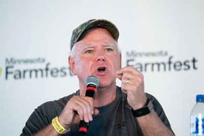 Minnesota Governor Tim Walz at FarmFest, 2018