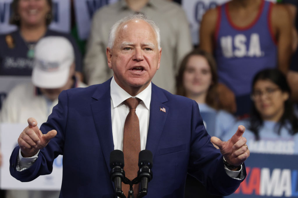 Presidential Democratic Candidate Kamala Harris Holds Rally In  Arizona With Vice Presidential Candidate Tim Walz