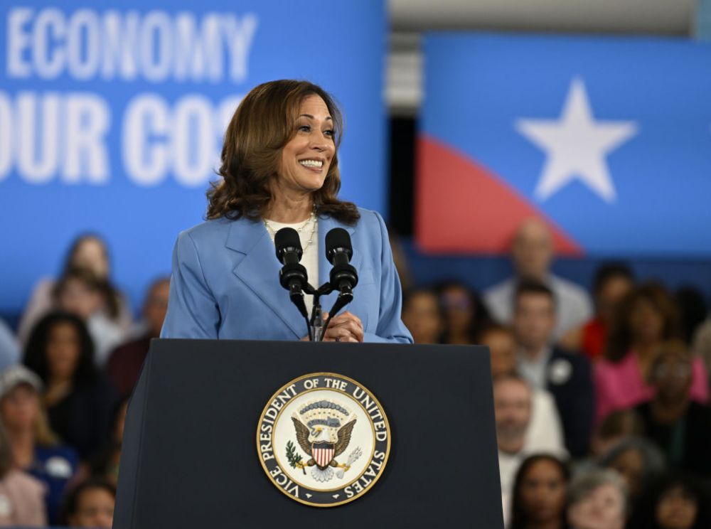 Vice President and assumptive presidential candidate Kamala Harris in North Karolina