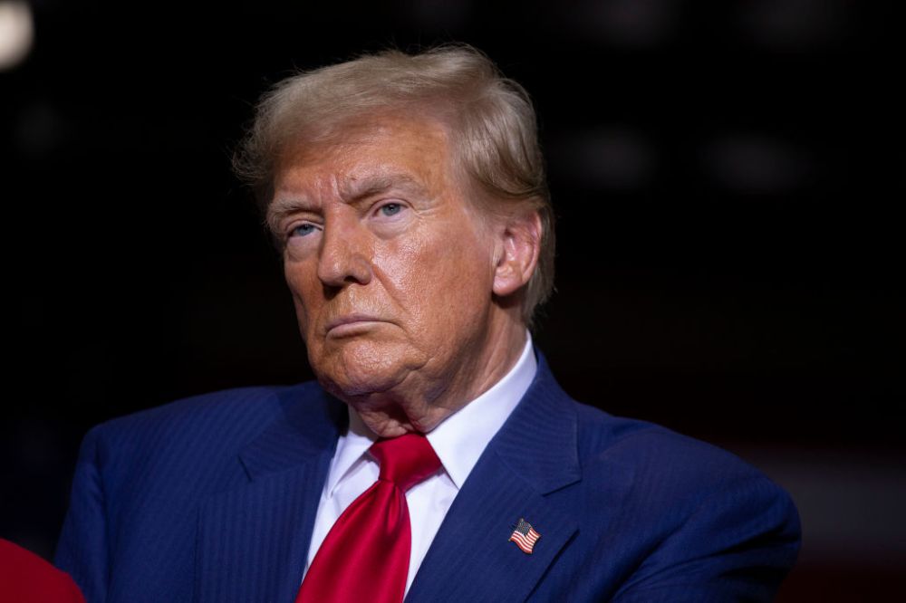 Donald Trump Delivers Remarks In Michigan On The Economy