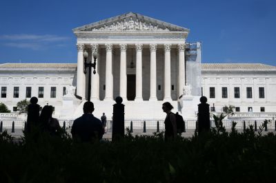 WASHINGTON, DC – JUNE 28: Outside of the U.S. Supreme Court in
