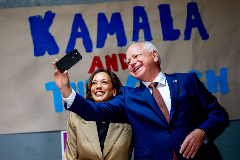 Kamala Harris Visits Local Campaign Office In Phoenix Area