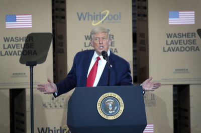 President Trump Speaks At Whirpool Factory In Ohio