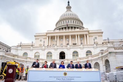 First Nail Ceremony Held For Construction Of 2025 Presidential Inauguration Platform