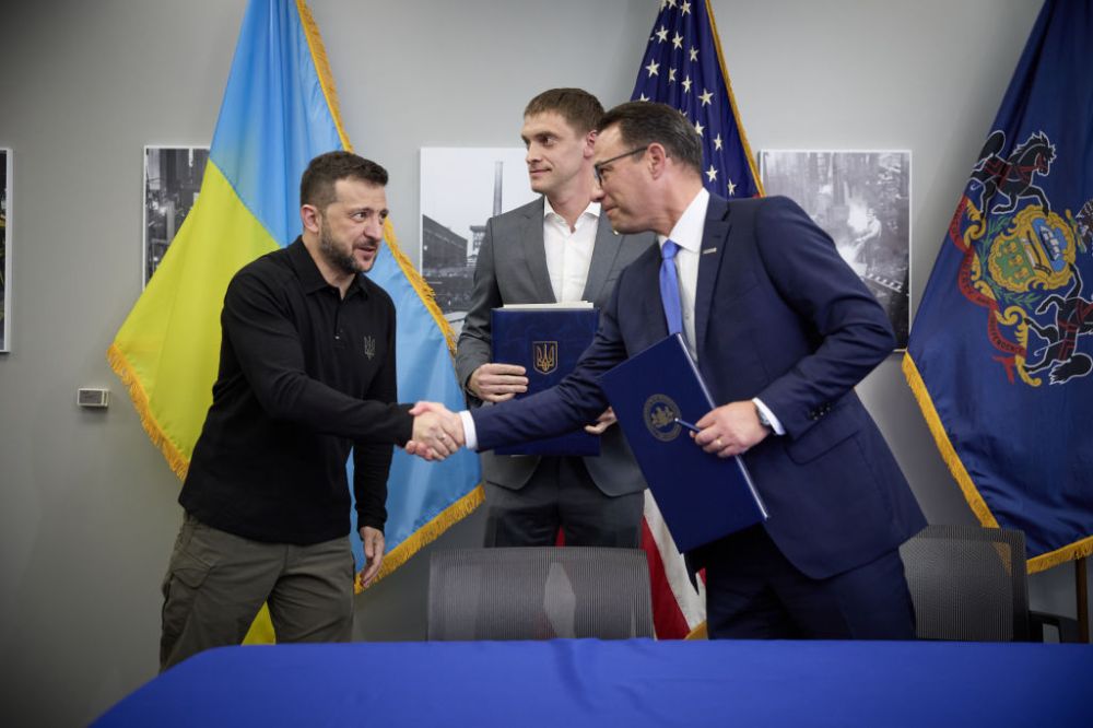 President of Ukraine Volodymyr Zelenskyy in New York