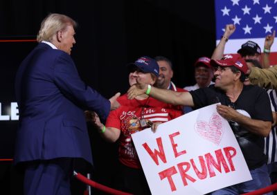 Donald Trump Speaks On The Economy In Tucson, Arizona