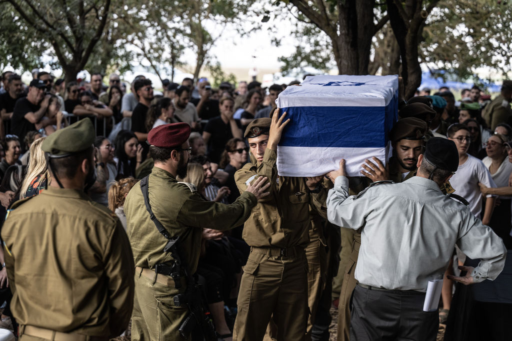 Funeral ceremony of Israeli soldier killed in Hezbollah attack