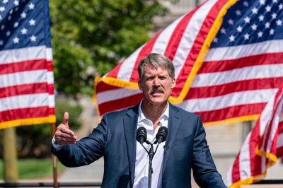 Republican Vice Presidential Nominee JD Vance Holds News Conference On Crime And Safety In Kenosha, Wisconsin