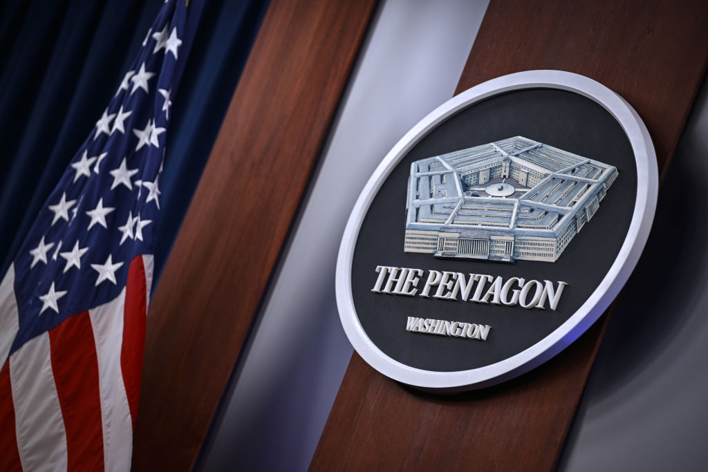 Press conference of Pentagon