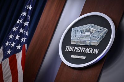 Press conference of Pentagon