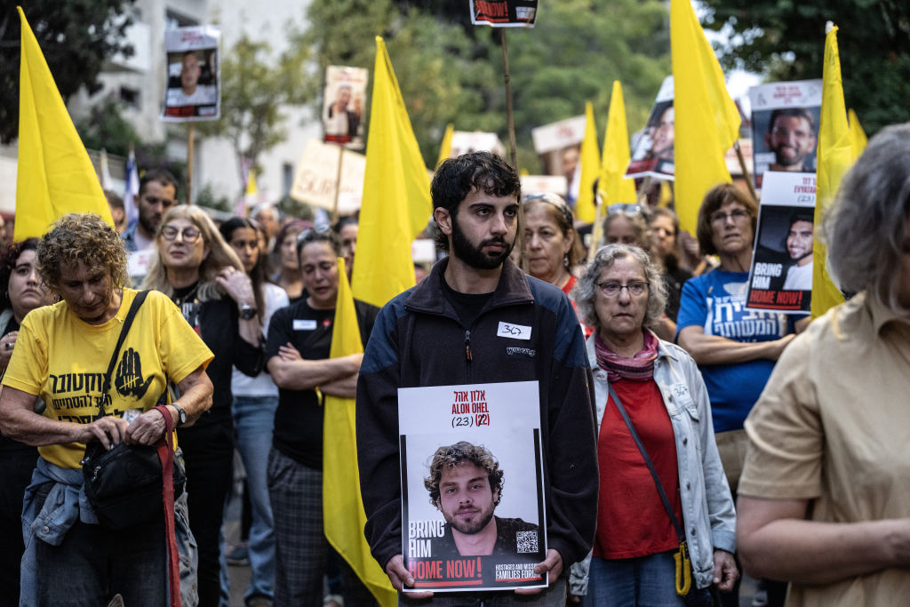 Demonstration in Jerusalem as Israeli attacks on Gaza approach one-year mark