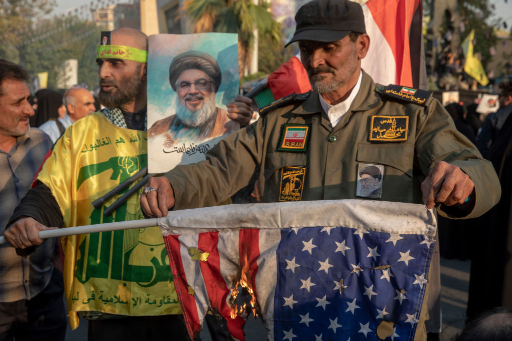 Demonstrators In Iran Show Support for Iranian Military Action Against Israel
