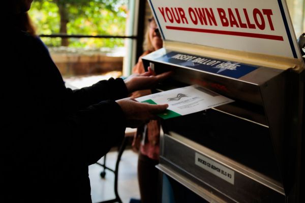 Featured image for post: Video of Trump-Marked Pennsylvania Ballots Being Torn Up Is Not Real