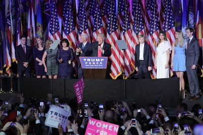 Donald Trump Holds Election Night Event In New York City
