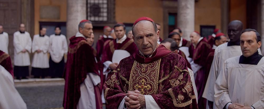 Ralph Fiennes as Cardinal Thomas Lawrence in 'Conclave.' (Photo: Courtesy of Focus Features)