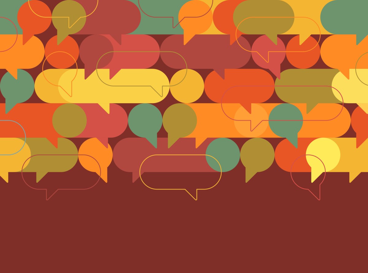 Speech Bubble Talking Chatting Quote Communication Abstract Background Frame