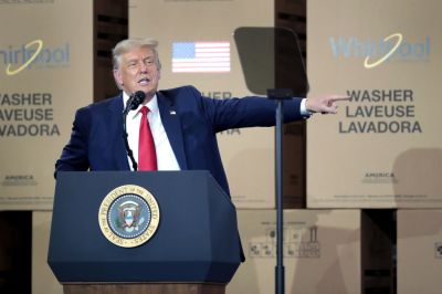 President Trump Speaks At Whirpool Factory In Ohio