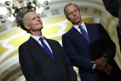 Senators Meet For Their Weekly Policy Luncheons On Capitol Hill