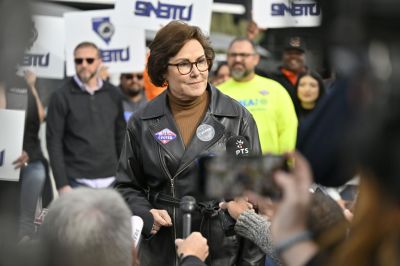 Senator Jacky Rosen Votes On Election Day