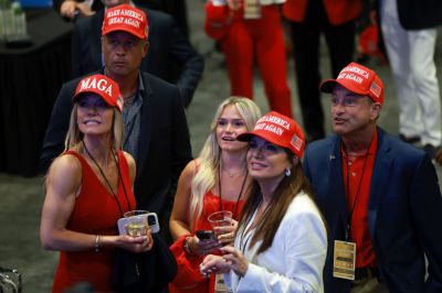 Republican Presidential Nominee Donald Trump Holds Election Night Event In West Palm Beach