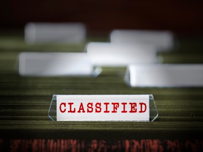 Classified file folder