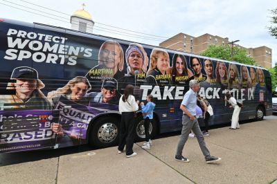 The “Take Back Title IX” tour bus began their Summer tour to