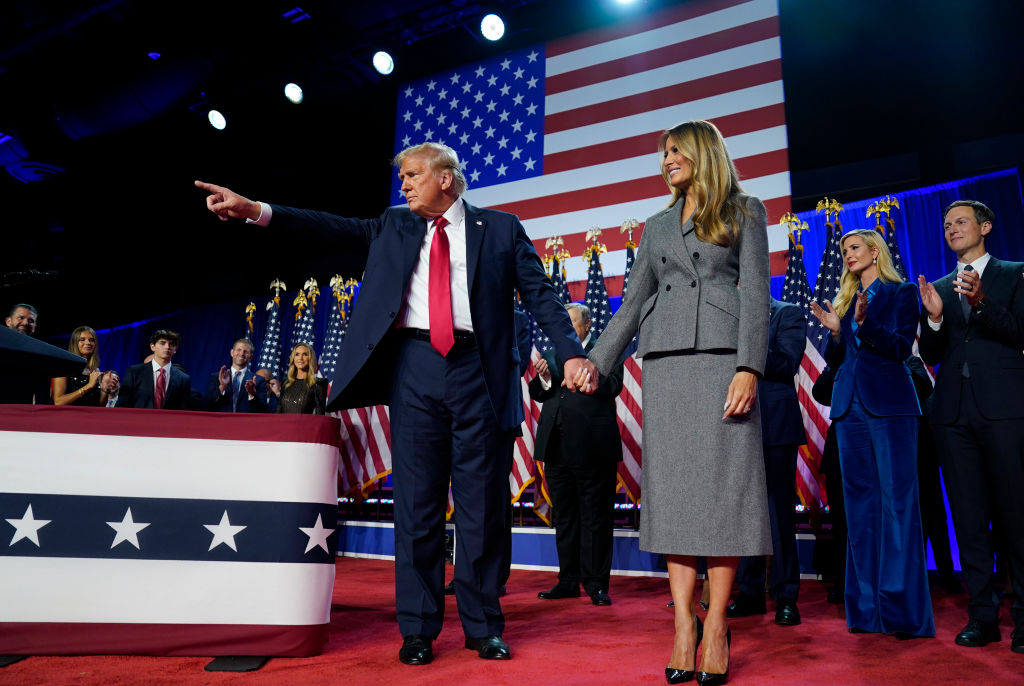 WEST PALM BEACH, FL – NOVEMBER 6: Republican presidential candi