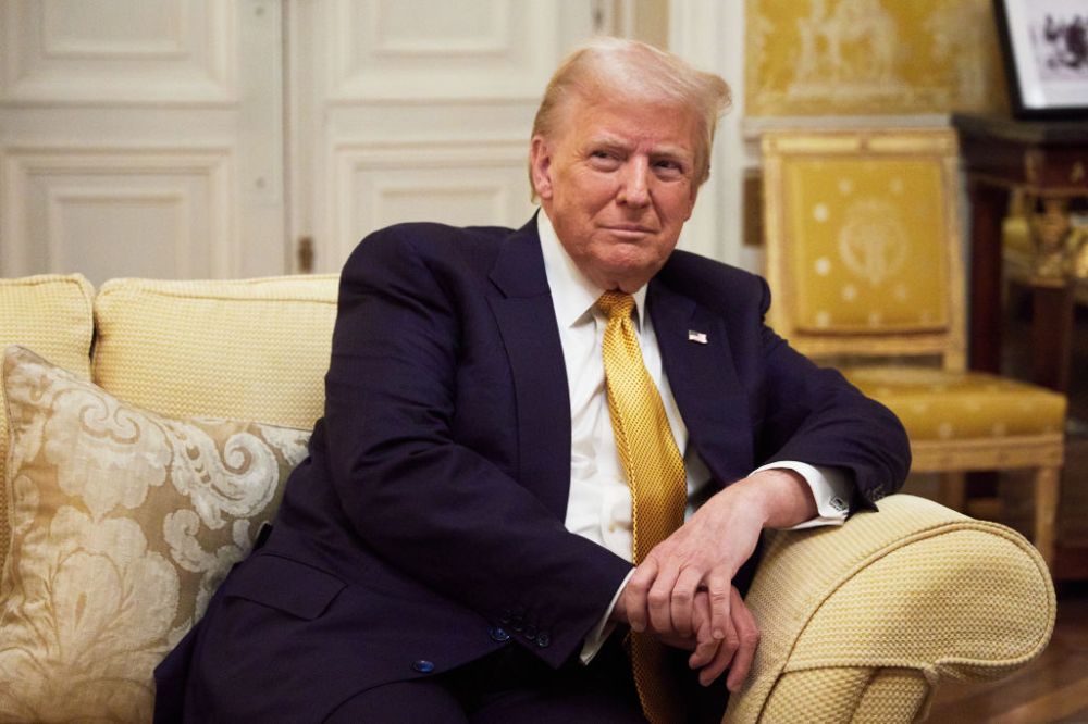 President-Elect Donald Trump Meets Prince William In Paris Ahead Of Notre-Dame Reopening