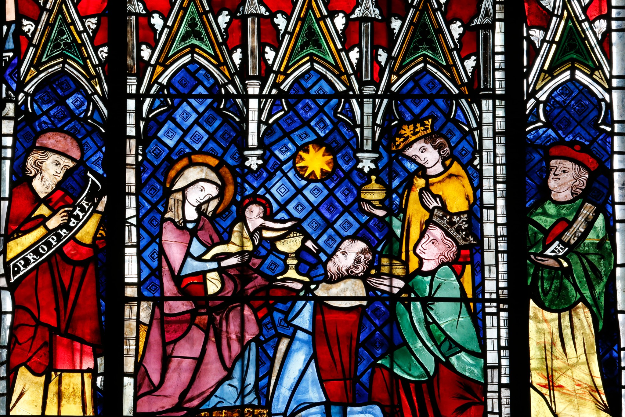 Adoration of the Magi at Our Lady of Strasbourg Cathedral in Strasbourg, France. (Photo by Fred de Noyelle via Getty Images.)