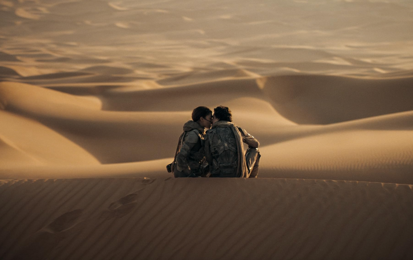 Zendaya and Timothée Chalamet star in 'Dune: Part Two.' (Photo courtesy of Warner Bros. Pictures)