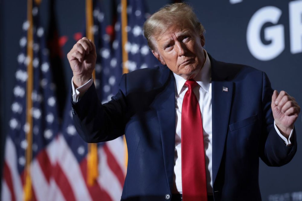 Former President Trump Holds Campaign Rally In North Charleston, South Carolina