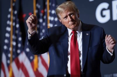 Former President Trump Holds Campaign Rally In North Charleston, South Carolina
