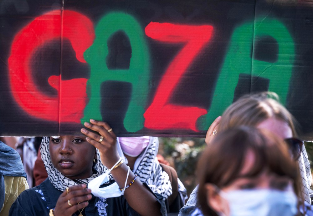 On The Anniversary Of The Hamas Attack On Israel USC Students Walk Out In Support Of Palestinians