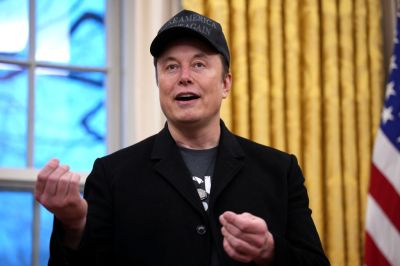 Elon Musk Joins President Trump For Signing Executive Orders In The Oval Office