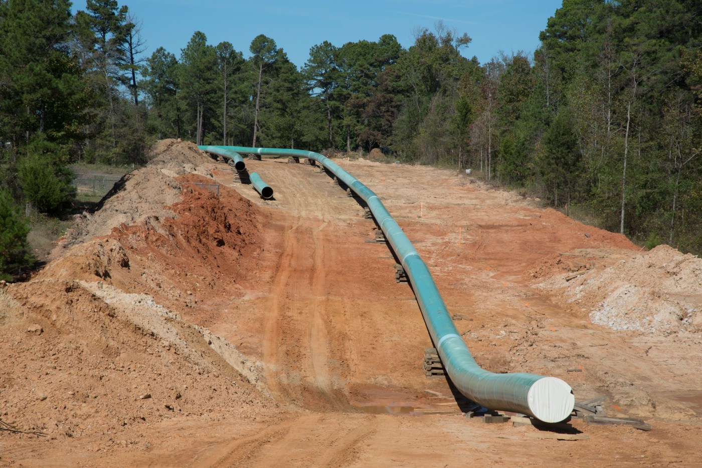 Construction of Keystone XL Pipeline