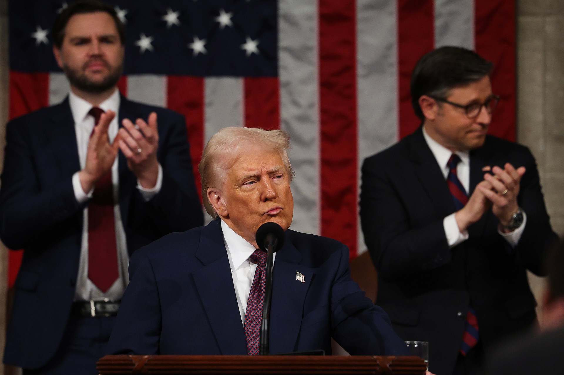 Donald Trump Delivers Joint Address To Congress